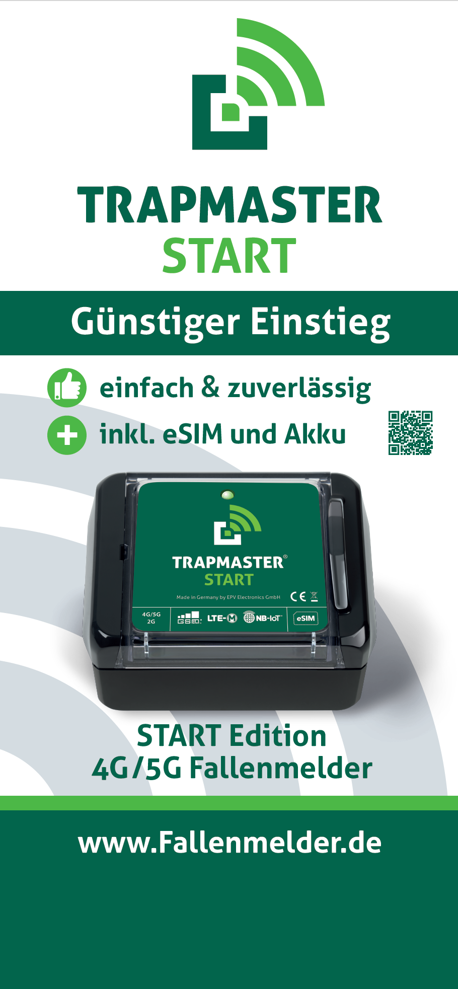 Fallenmelder Trapmaster Neo Start 4g/5G